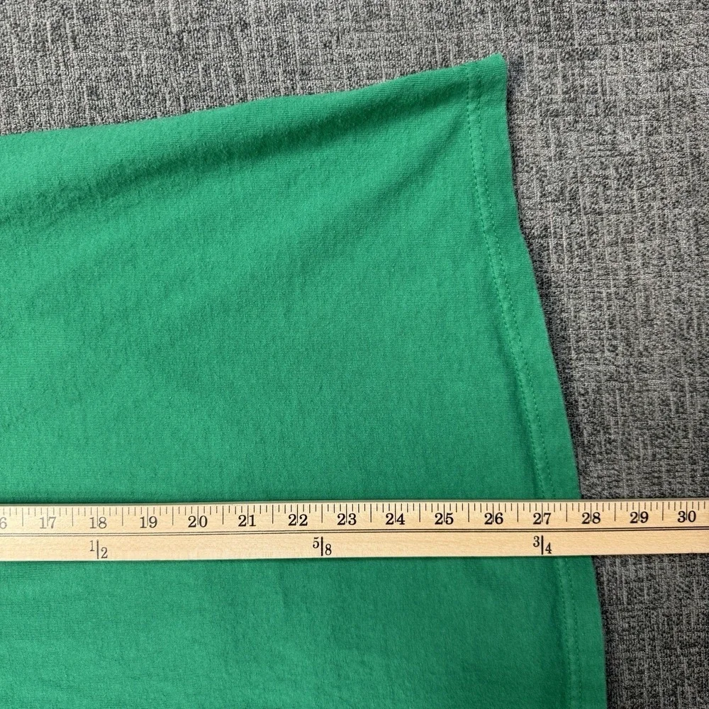 Vintage Adidas Trefoil Shirt Size Medium Green Made In The USA Graphic Logo